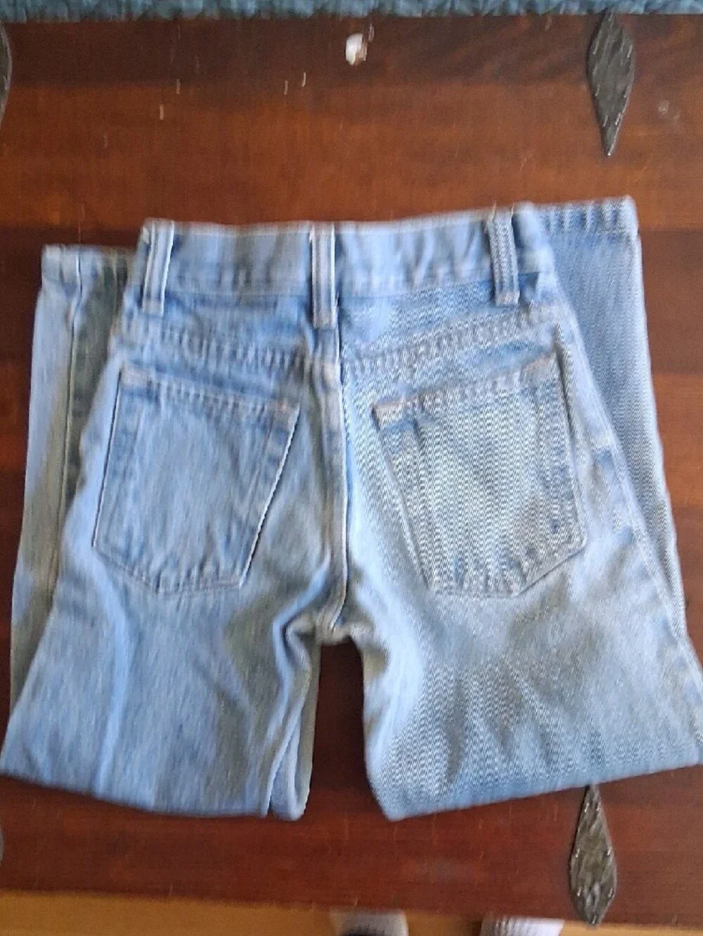 Light Wash Sonoma Jeans and Gymboree Button-Front Plaid Shirt SET